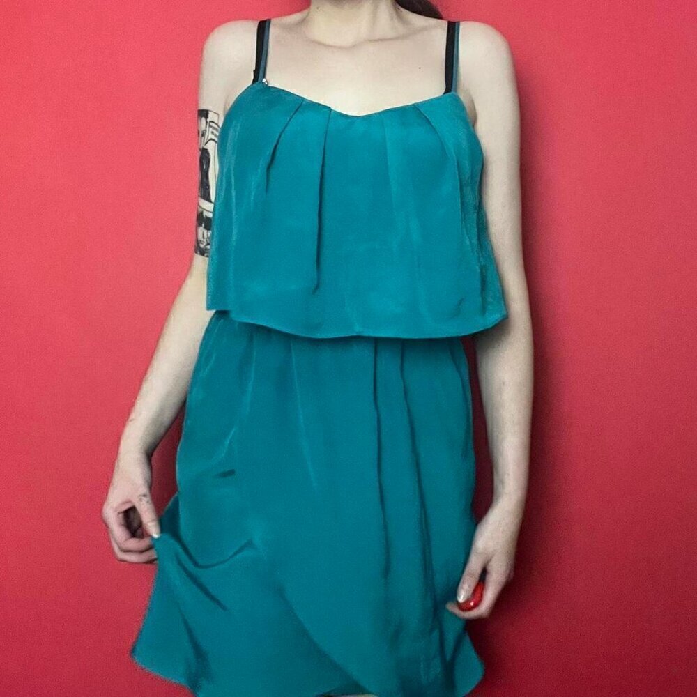 BCBGeneration / Layered turquoise mini dress 🖤💙​​​​​​​​​​​